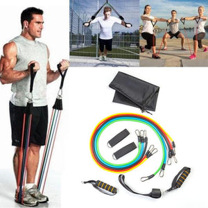 11 Piece Resistance Band Set by ANA50™